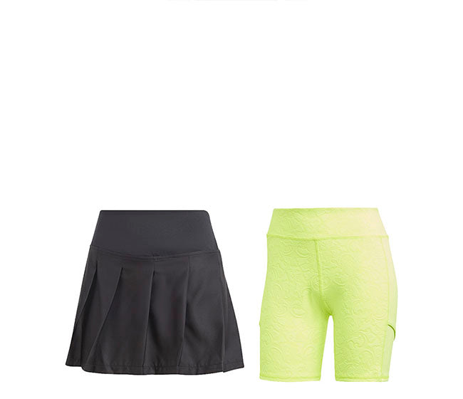 Adidas London Pro Pleated Skirt (W) (Black)