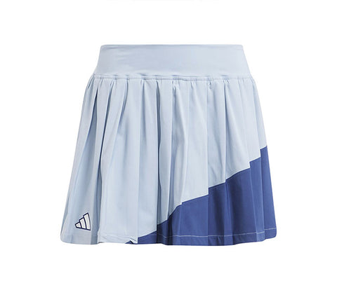 Adidas Clubhouse Pleated Skirt (W) (Blue)