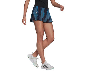 Adidas Printed Match Skirt Primeblue (W) (Aqua)