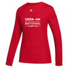 Adidas Usta Amplifier Long Sleeve Tee (W) (Red)