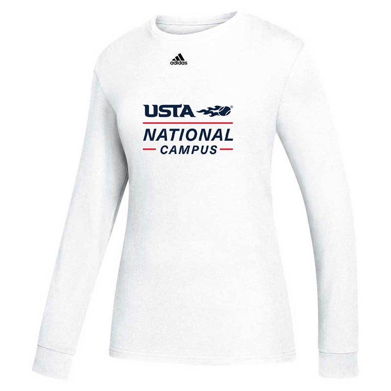 Adidas Usta Amplifier Long Sleeve Tee (W) (White)