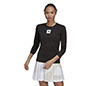 Adidas Paris Long Sleeve Tee (W) (Black)