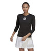 Adidas Paris Long Sleeve Tee (W) (Black)