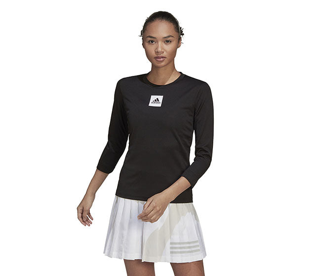 Adidas Paris Long Sleeve Tee (W) (Black)