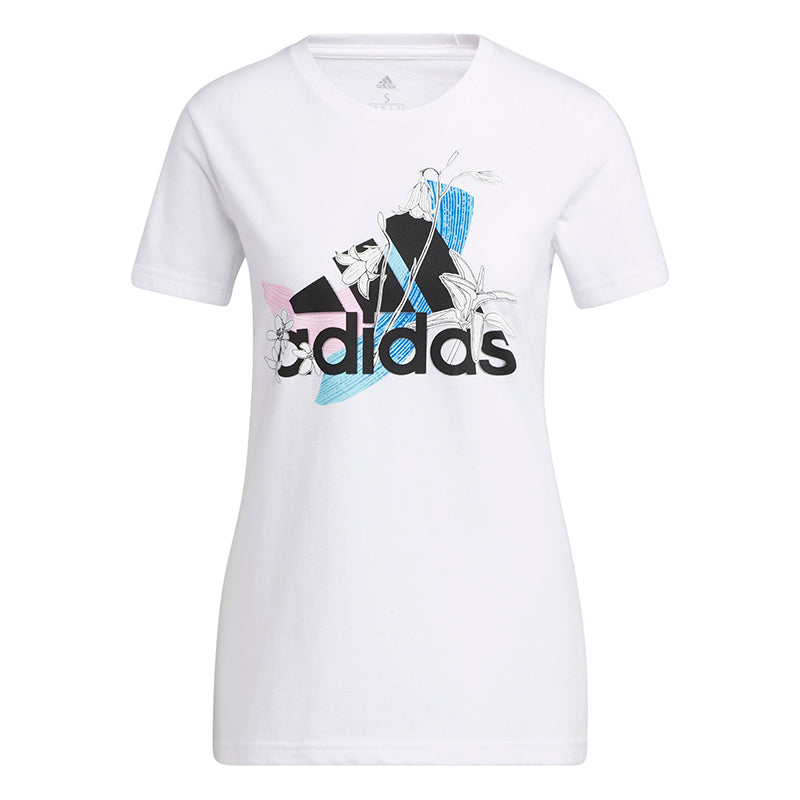 Adidas Nini Graphic Tee (W) (White)