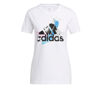 Adidas Nini Graphic Tee (W) (White)