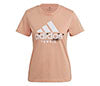 Adidas Tennis Graphic Logo Tee (W) (Coral)