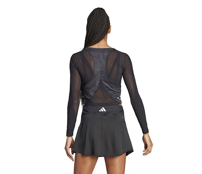 Adidas Paris Cropped Long Sleeve (W) (Carbon)
