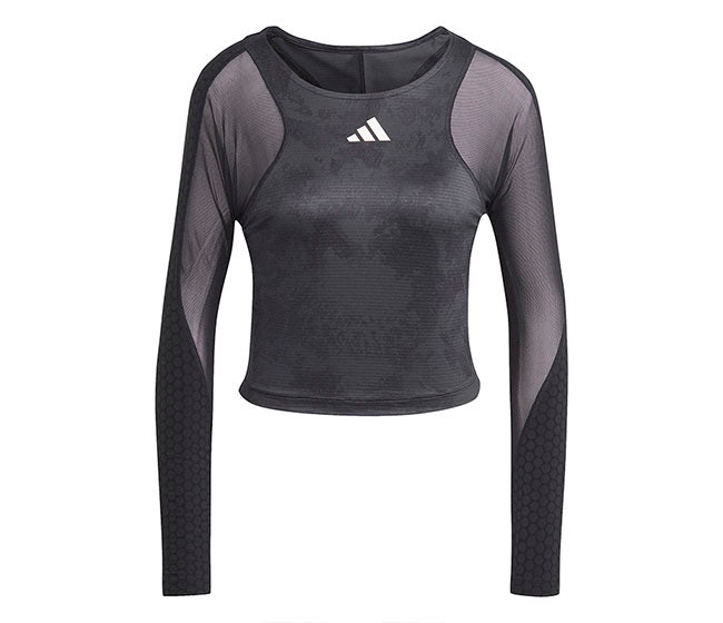 Adidas Paris Cropped Long Sleeve (W) (Carbon)