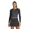 Adidas Paris Cropped Long Sleeve (W) (Carbon)