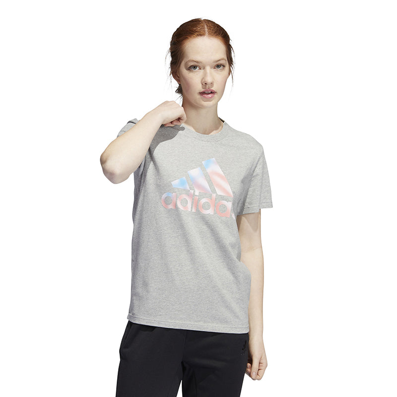 Adidas Americana Graphic Tee (W) (Grey)