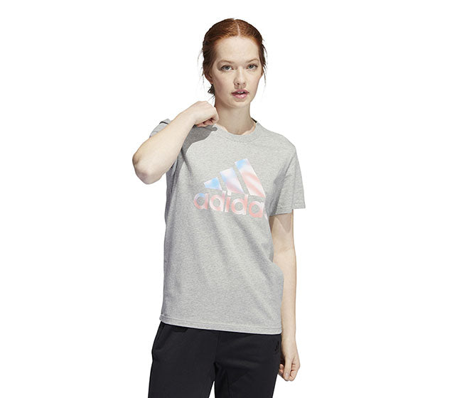 Adidas Americana Graphic Tee (W) (Grey)