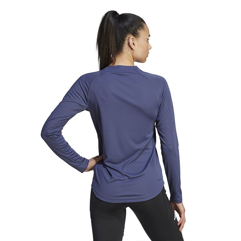 Adidas Club Long Sleeve Tee (W) (Shadow Navy)