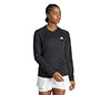 Adidas Club Long Sleeve Tee (W) (Black)