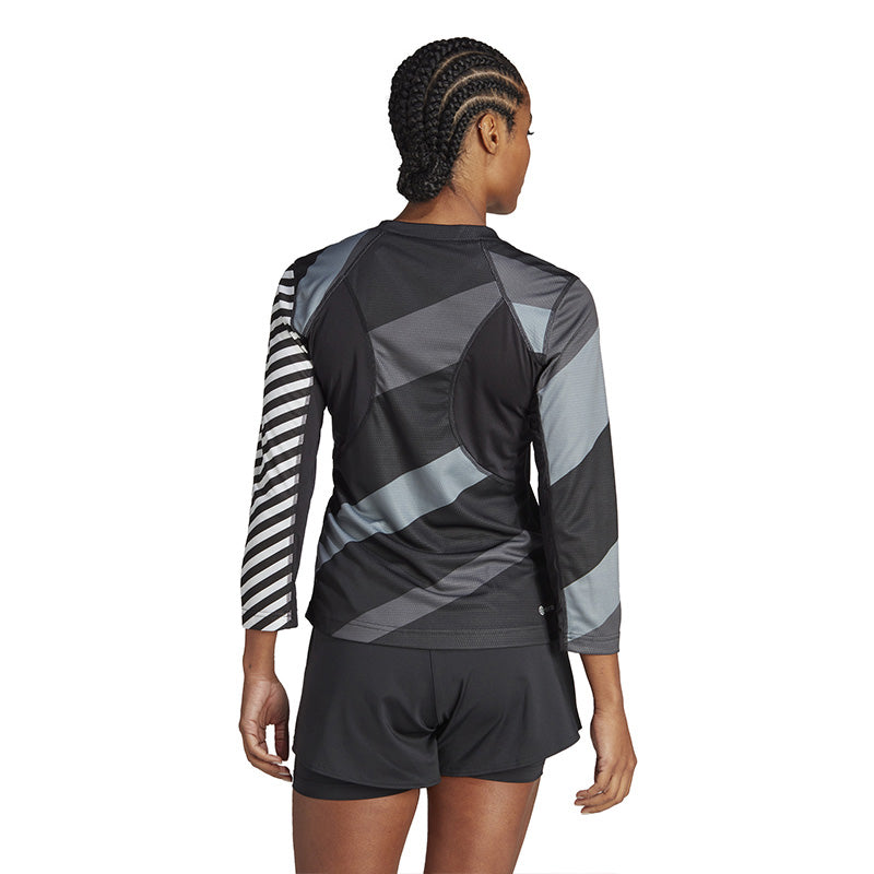 Adidas Nyc 3/4 Long Sleeve Tee (W) (Black)