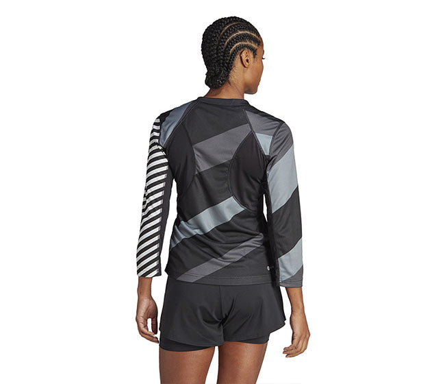 Adidas Nyc 3/4 Long Sleeve Tee (W) (Black)