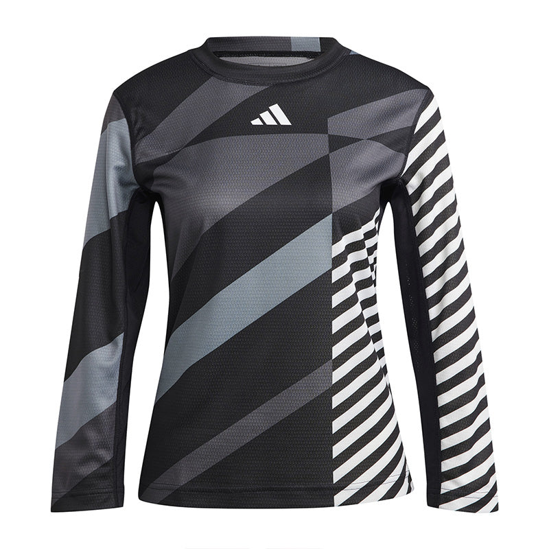 Adidas Nyc 3/4 Long Sleeve Tee (W) (Black)