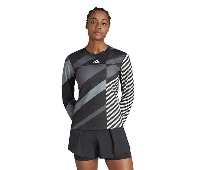 Adidas Nyc 3/4 Long Sleeve Tee (W) (Black)