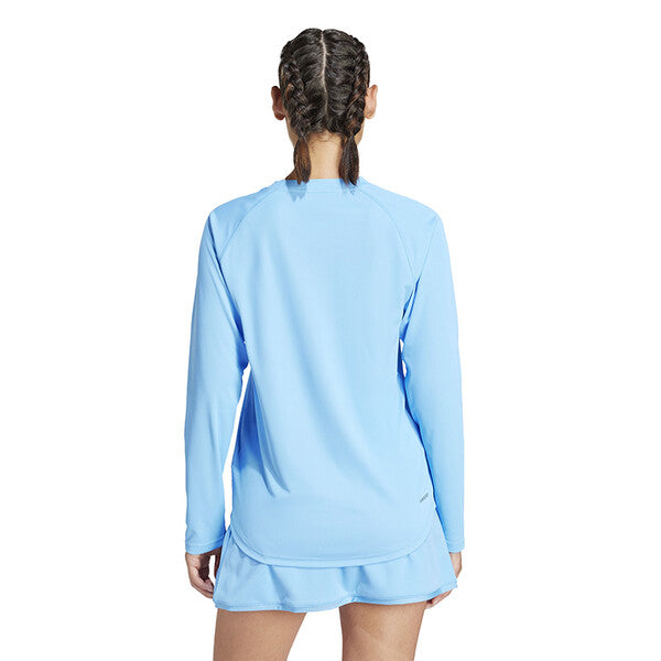 Adidas Club Long Sleeve Tee (W) (Blue Burst)
