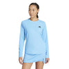 Adidas Club Long Sleeve Tee (W) (Blue Burst)