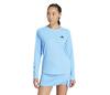 Adidas Club Long Sleeve Tee (W) (Blue Burst)