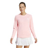 Adidas Club Long Sleeve Tee (W) (Pink Spark)