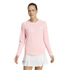 Adidas Club Long Sleeve Tee (W) (Pink Spark)