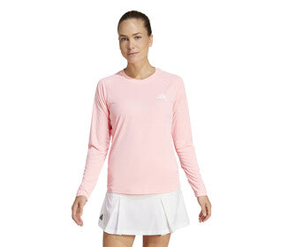 Adidas Club Long Sleeve Tee (W) (Pink Spark)