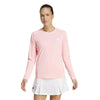 Adidas Club Long Sleeve Tee (W) (Pink Spark)