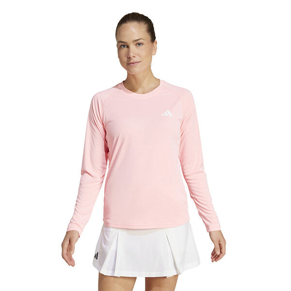 Adidas Club Long Sleeve Tee (W) (Pink Spark)