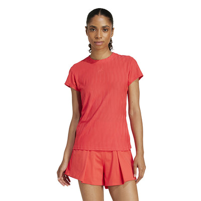 Adidas Freelift Tee (W) (Semi Lucid Red) Adidas