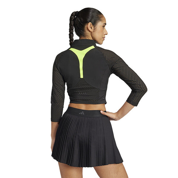 Adidas 3/4 Long Sleeve Pro Top French Open (W) (Black)