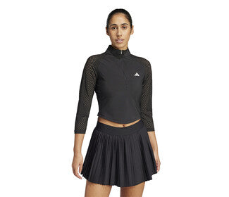 Adidas 3/4 Long Sleeve Pro Top French Open (W) (Black)