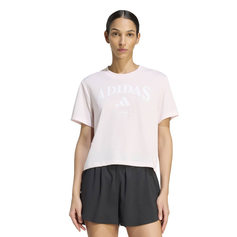 Adidas Heritage Tennis Graphic Tee (W) (White) Adidas