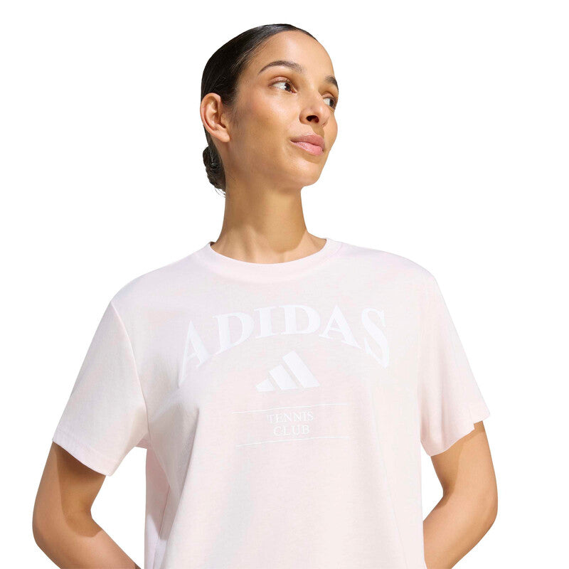 Adidas Heritage Tennis Graphic Tee (W) (White) Adidas