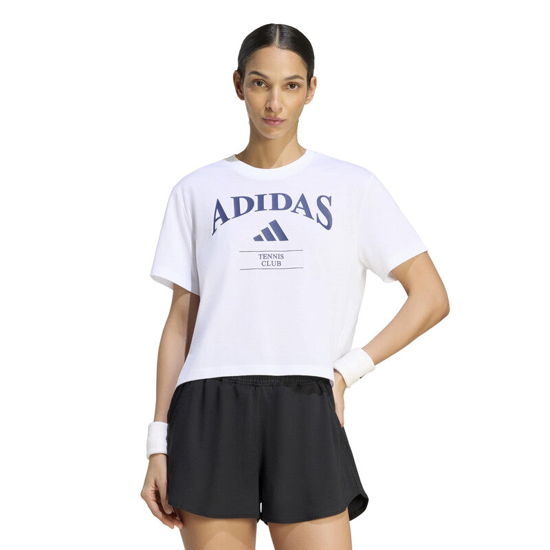 Adidas Heritage Tennis Graphic Tee (W) (White) Adidas