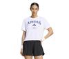 Adidas Heritage Tennis Graphic Tee (W) (White)