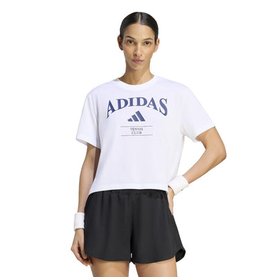 Adidas Heritage Tennis Graphic Tee (W) (White) Adidas