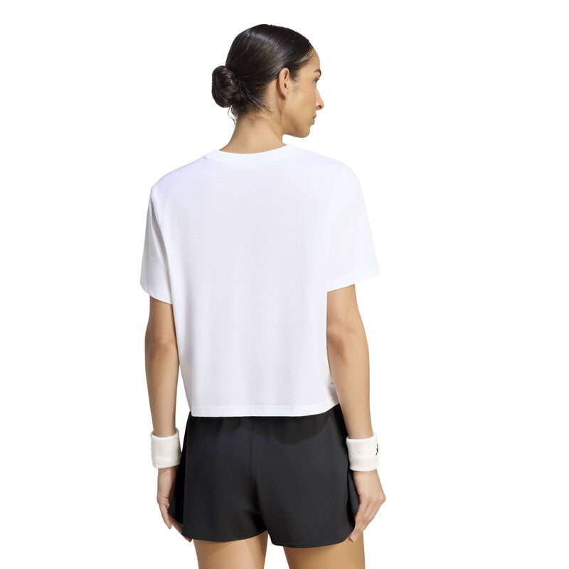 Adidas Heritage Tennis Graphic Tee (W) (White) Adidas