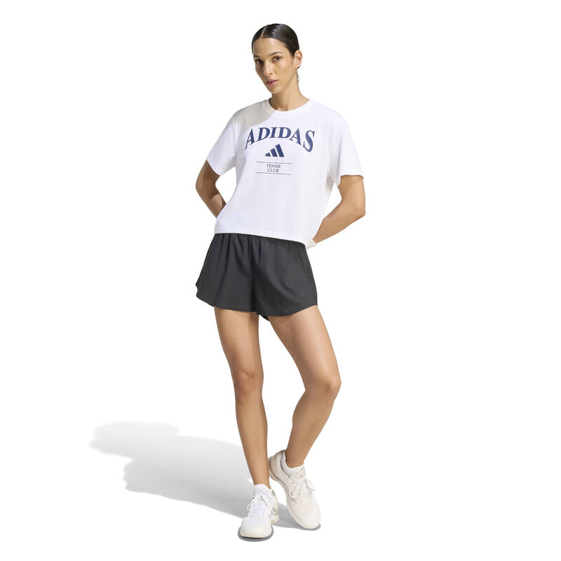 Adidas Heritage Tennis Graphic Tee (W) (White) Adidas
