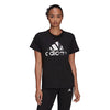 Adidas Print Logo Tee (W) (Black)