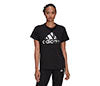 Adidas Print Logo Tee (W) (Black)