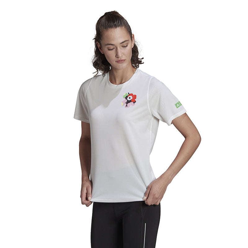 Adidas Marimekko Run Tee (W) (White) Adidas