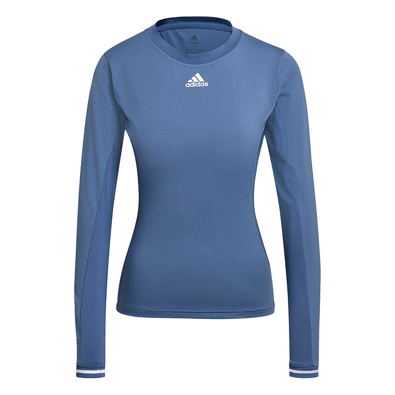 Adidas Freelift Long Sleeve Top (W) (Blue)
