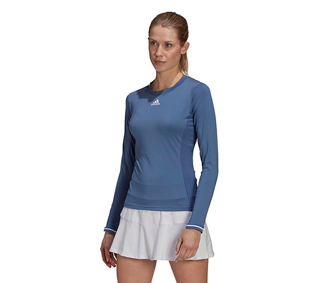 Adidas Freelift Long Sleeve Top (W) (Blue)