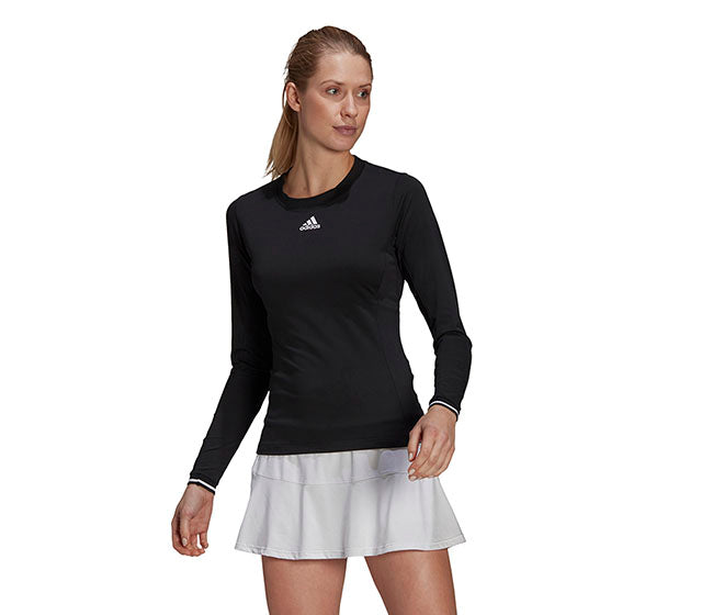 Adidas Freelift Long Sleeve Top (W) (Black)
