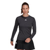 Adidas Freelift Long Sleeve Top (W) (Dark Grey)