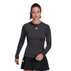 Adidas Freelift Long Sleeve Top (W) (Dark Grey)