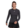 Adidas Freelift Long Sleeve Top (W) (Dark Grey)
