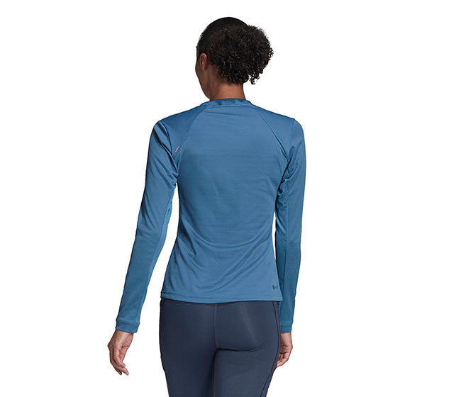 Adidas Freelift Long Sleeve Top (W) (Blue)